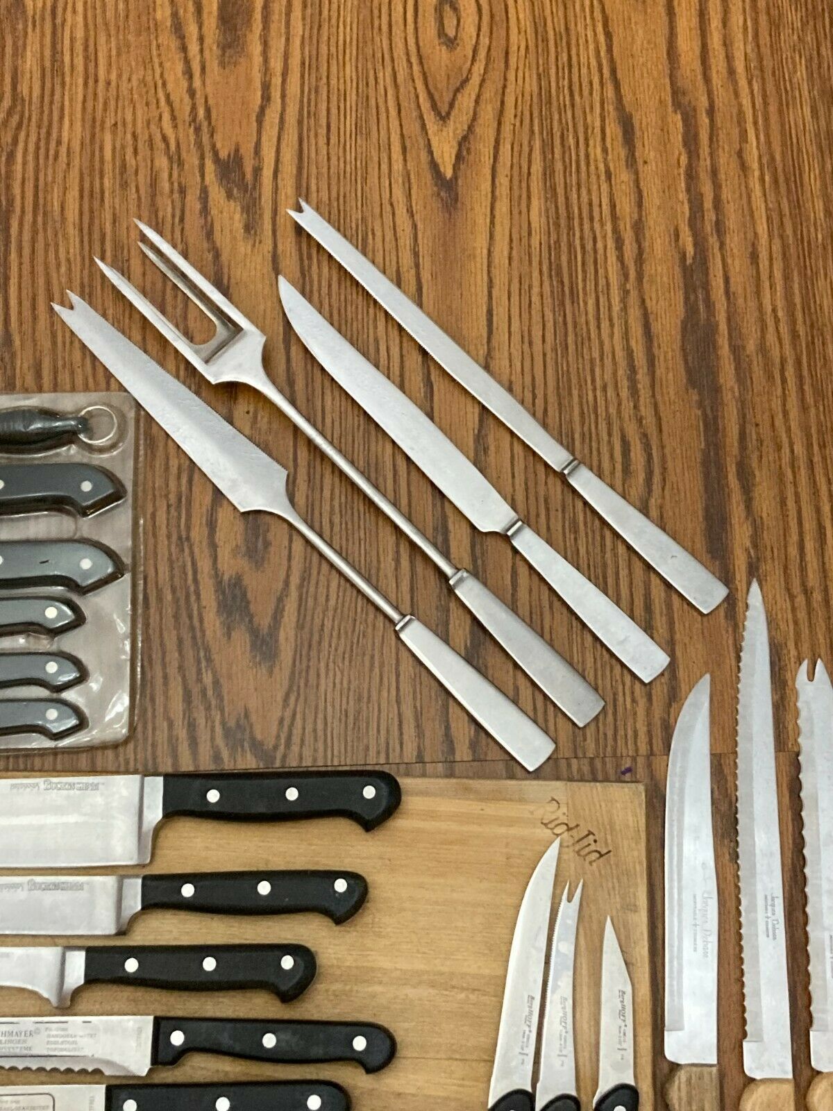 40 Kitchen Chef's Knives Sabatier Bachmayer Berghoff Jacques Debarr Buckingham - Fresh Stock Dated December 2025