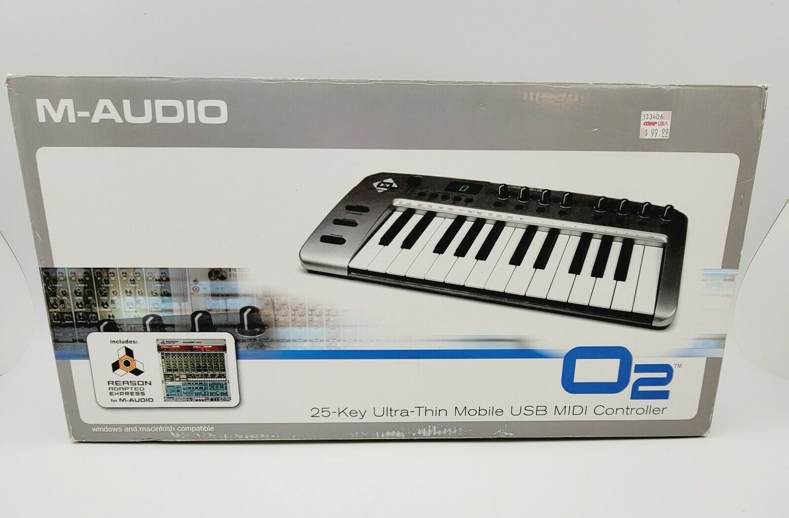 M-Audio O2 25-Key Ultra-Thin Mobile USB MIDI Controller in Original Box - Fresh Stock Dated February 2026