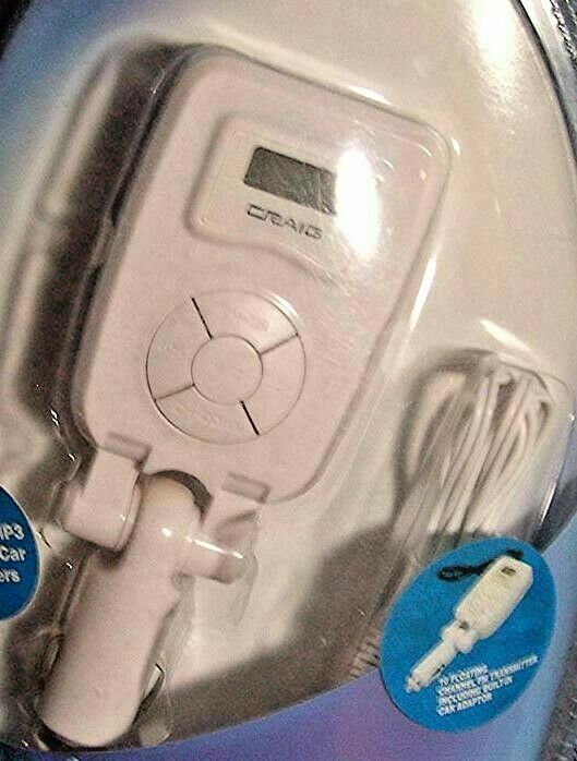 Craig 10 Floating Channel FM Transmitter with LCD Display - New & Sealed - Fresh Stock Dated December 2025