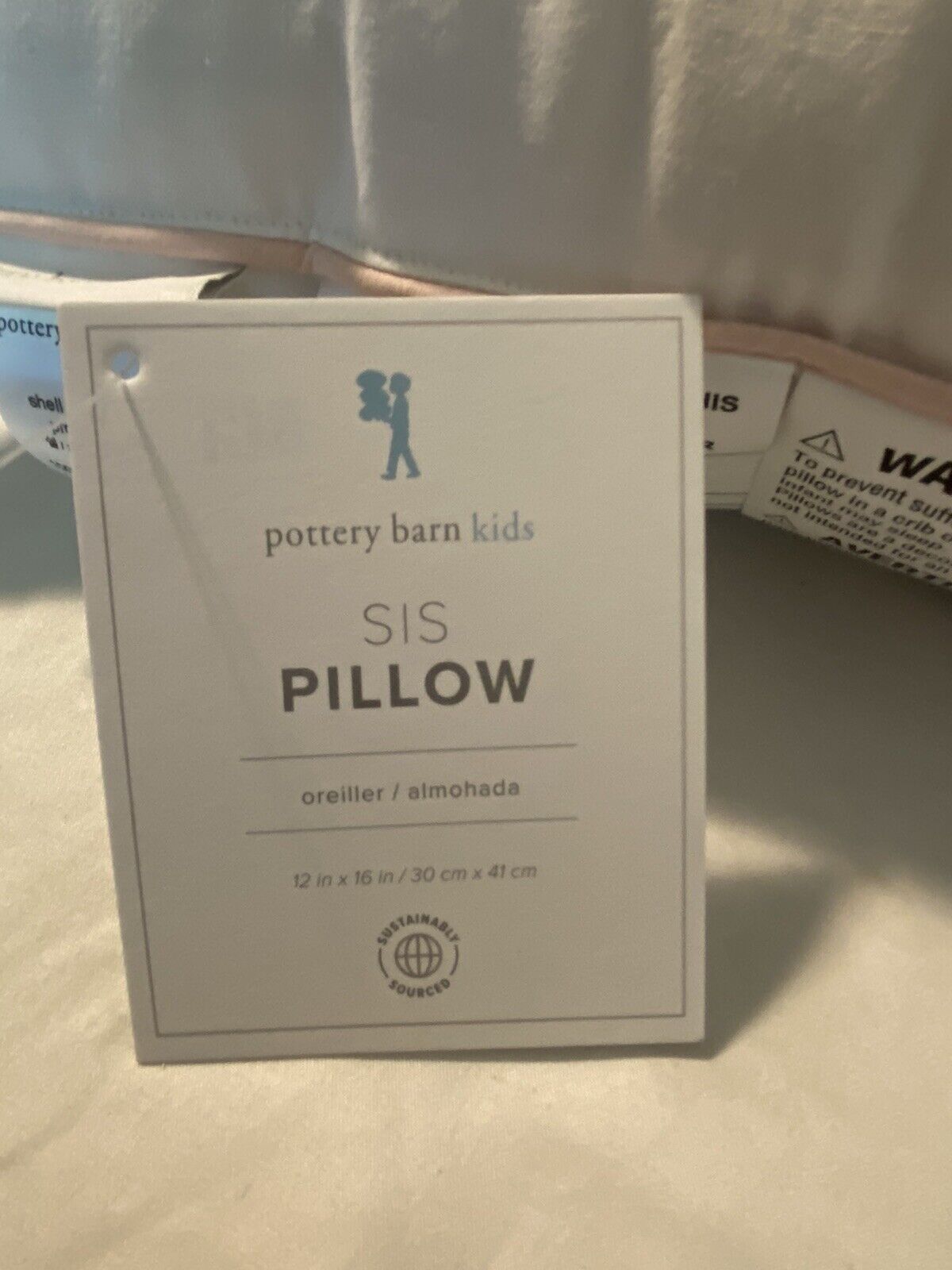 Pottery Barn Kids SIS Deco Pillow - Fresh Stock Dated February 2026