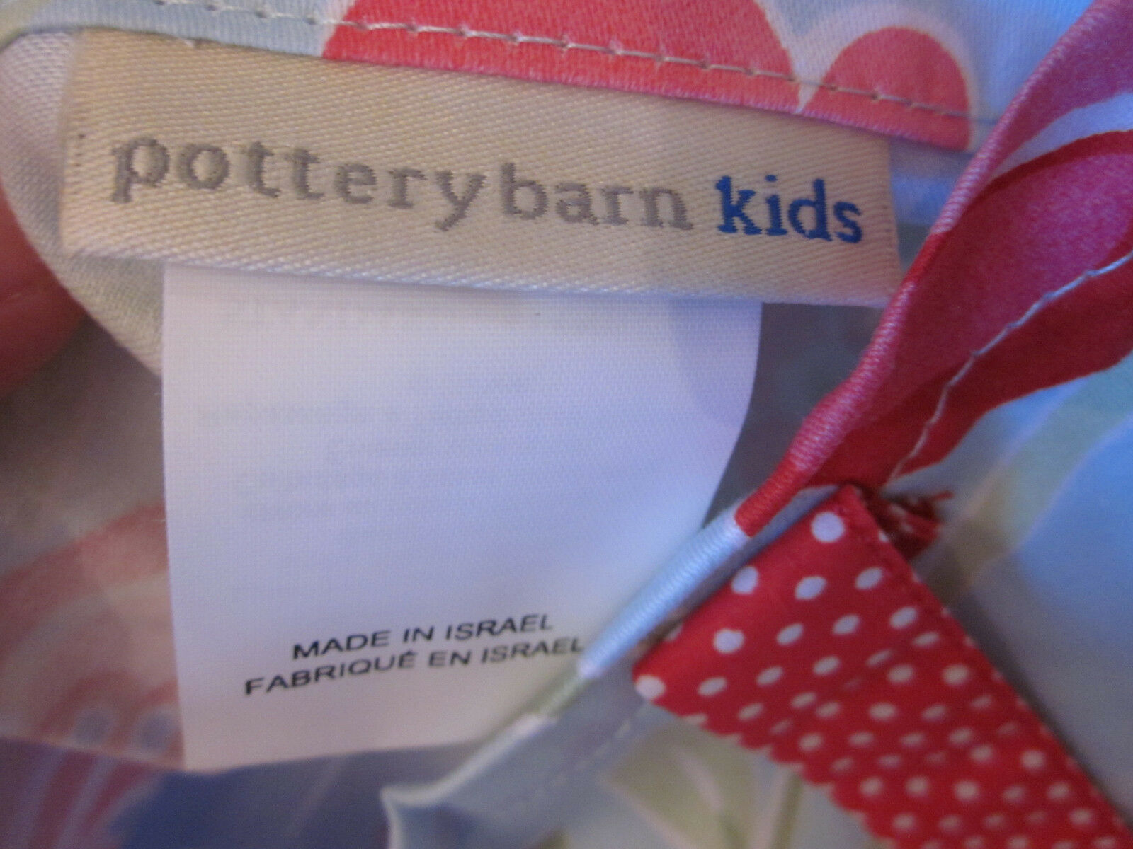 Pottery Barn Kids Bailey Sham Blue Standard New Pillowcase Butterflies & Flowers - Fresh Stock Dated January 2026