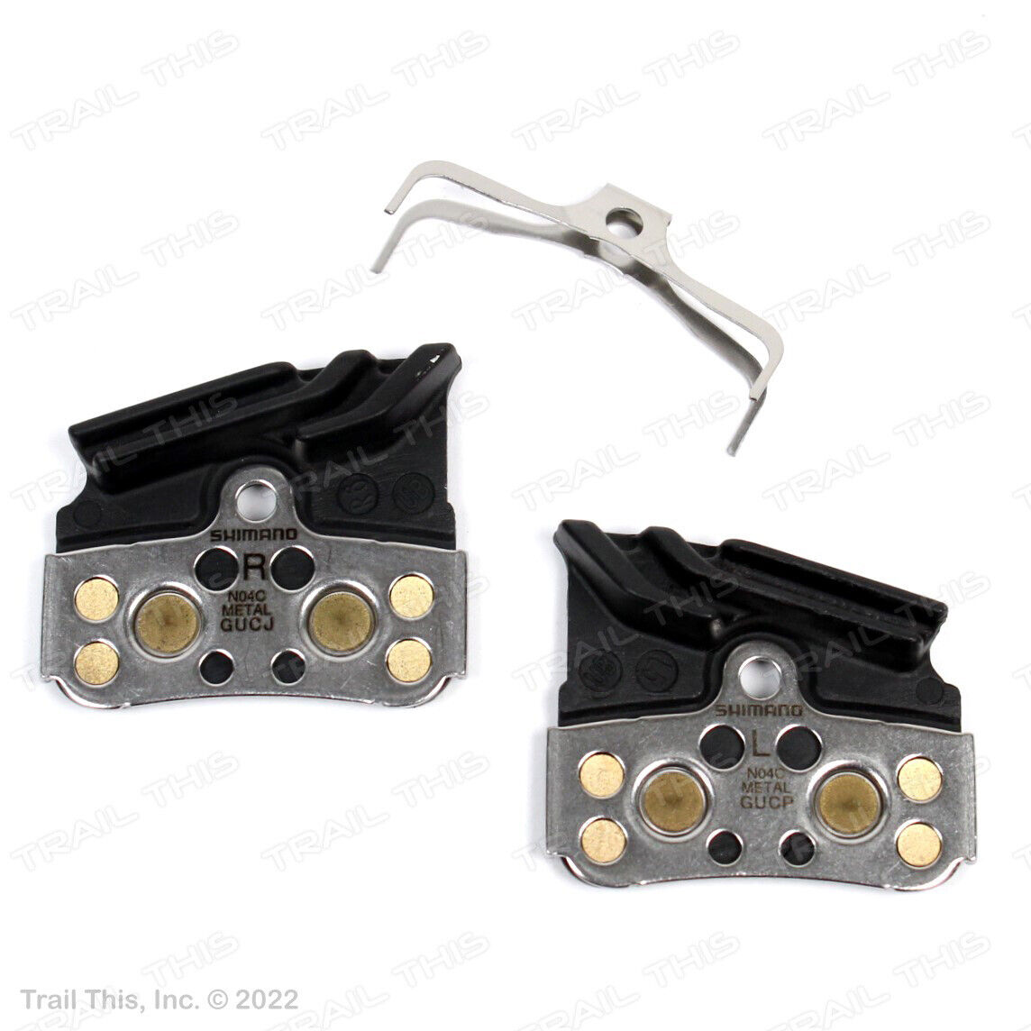 Shimano N04C Metal Bicycle Disc Brake Pad w/ Spring Fits XTR BR-M9120 Calipers - Fresh Stock Dated February 2026