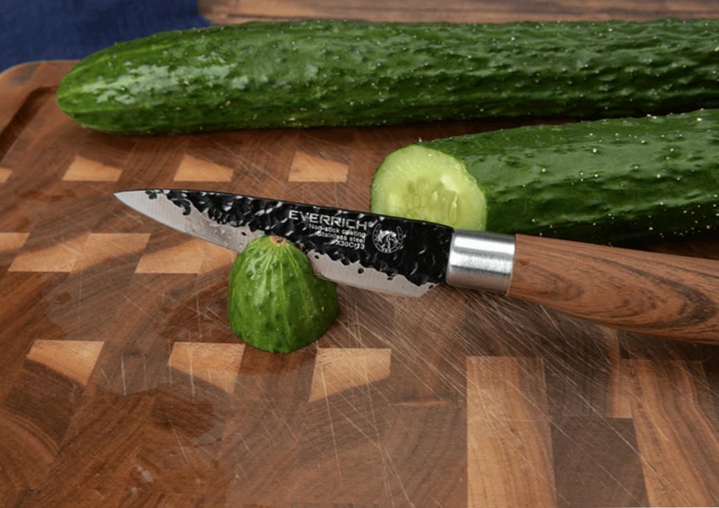 Set Stainless Steel Chef Handmade Knife of 6 pcs Kitchen Knives Scissors Peeler - Fresh Stock Dated December 2025