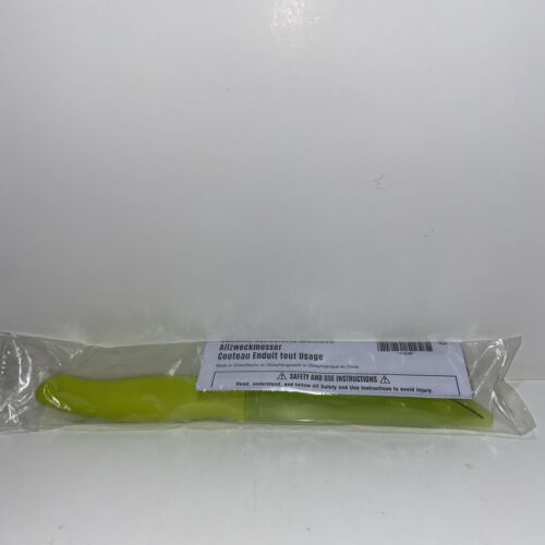 Pampered Chef Coated Utility Knife #1508  All-Purpose Knife with Storage Cover - Fresh Stock Dated December 2025