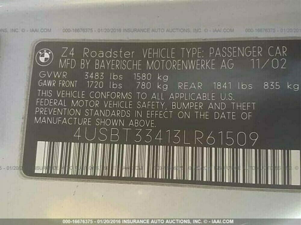 BMW Z4 Transmission MT 2.5L w/o sequential manual gearbox 03 Warranty - Fresh Stock Dated February 2026