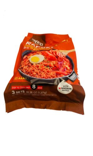 DongWon Delicious Hot Taste Rapokki Traditional Korean Rice Cake 48 Oz. - Fresh Stock Dated December 2025