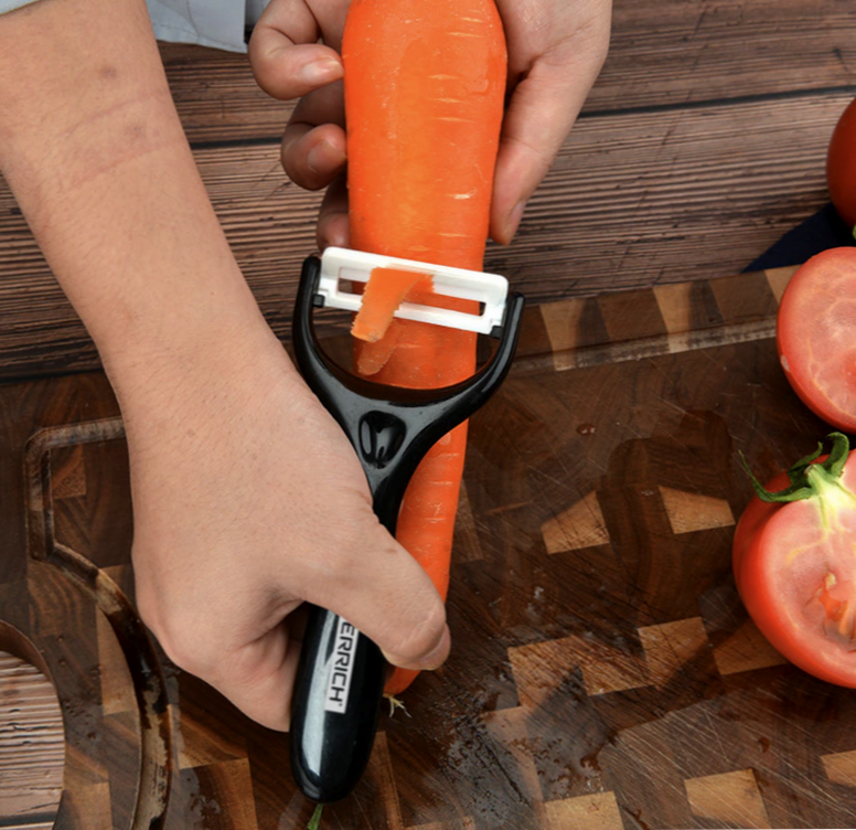 Set Stainless Steel Chef Handmade Knife of 6 pcs Kitchen Knives Scissors Peeler - Fresh Stock Dated December 2025