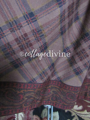 Preppy Polo Ralph Lauren Plaid & Paisley Vtg Wool Full Skirt, made in Hong Kong - Fresh Stock Dated February 2026