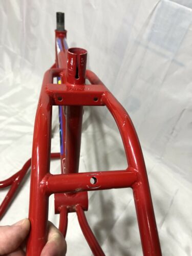 ORIGINAL PAINT DECALS 1990 DYNO DETOUR RED FRAME FORK BARS POST OLD SCHOOL BMX - Fresh Stock Dated December 2025