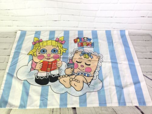 VTG 1986 PILLOW PEOPLE Twin Pillow Case Sham Bed Fabric For Crafts Cartoon 80s - Fresh Stock Dated December 2025
