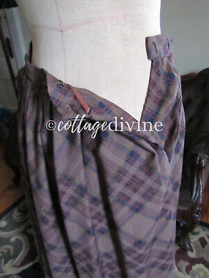 Preppy Polo Ralph Lauren Plaid & Paisley Vtg Wool Full Skirt, made in Hong Kong - Fresh Stock Dated February 2026