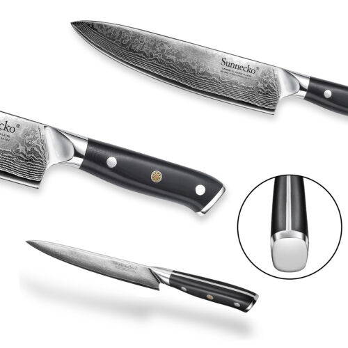 Chef Knife Pro Kitchen Knife 8 Inch Chef's Knives VG10 Damascus Steel G10 Handle - Fresh Stock Dated December 2025