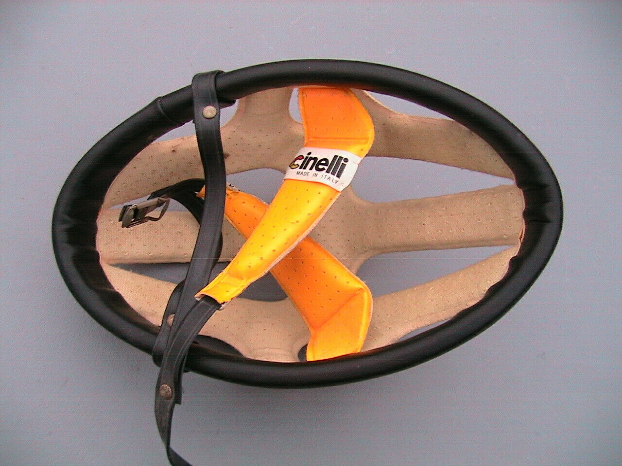 1970-1980's Cinelli Vintage Leather Hair Net Helmet Cycling Made In Italy - Fresh Stock Dated December 2025