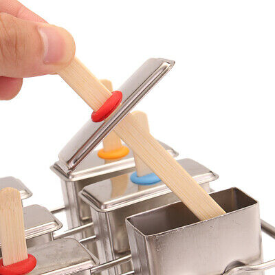 20pcs Stainless Steel Ice Cream Stick Mold Ice Lolly Popsicle For IcePop + Stick - Fresh Stock Dated December 2025