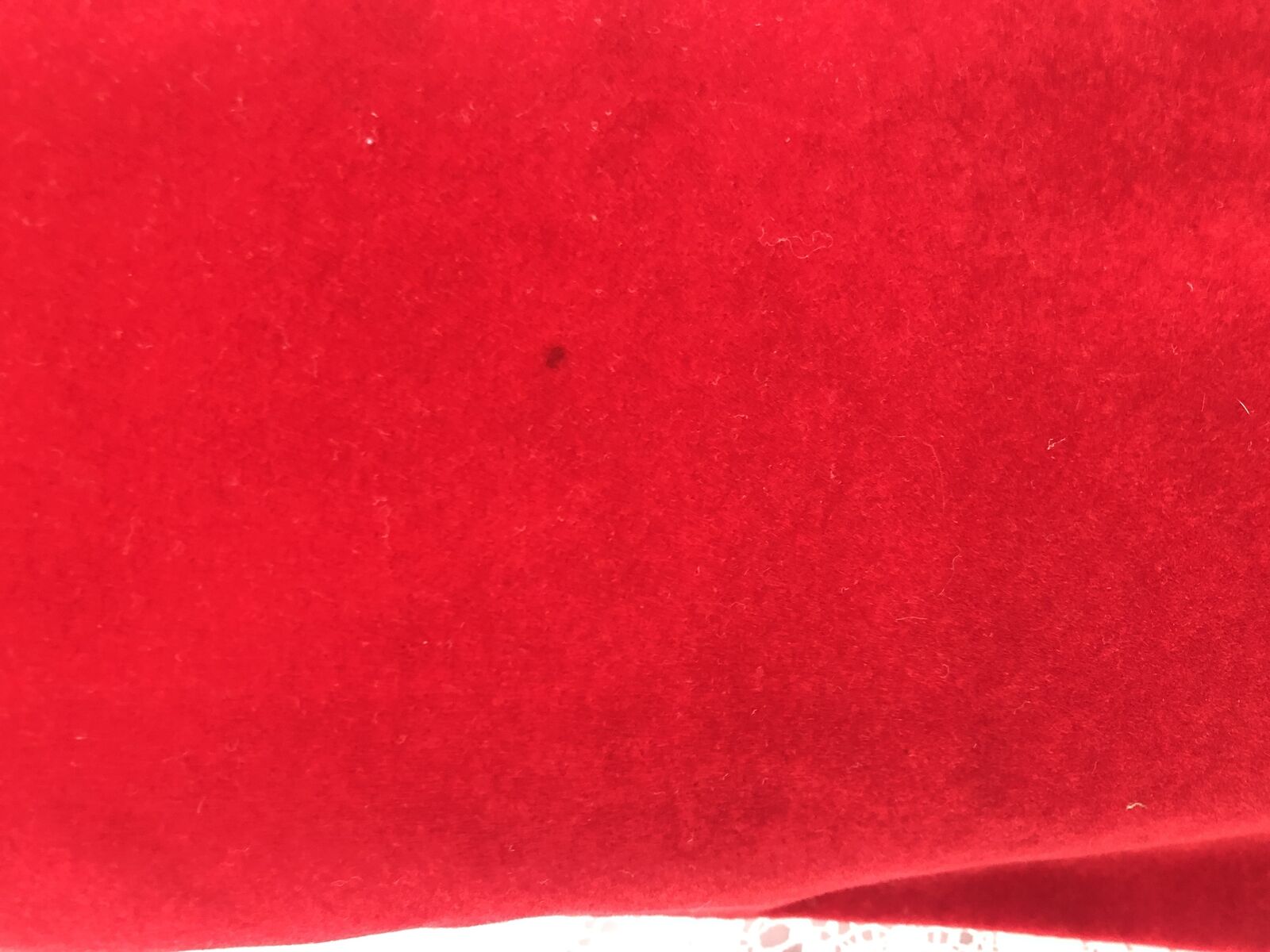 Vintage VTG 1970s 70s Red Patchwork Velvet Lace Prairie Maxi Skirt - Fresh Stock Dated March 2026