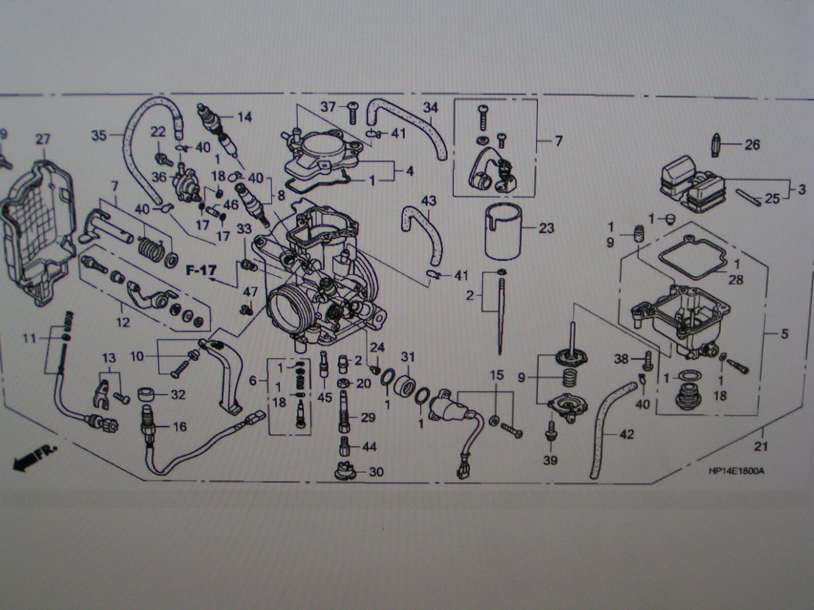 04-05 sportrax TRX450R TRX450 TRX 450 Carburetor Jet Kit 48 50 52 /  168-178 - Fresh Stock Dated February 2026