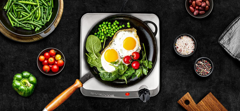 Estufa eléctrica Placa cocción Calentador De Cocina 7Inch Hornillo Portatil1000W - Fresh Stock Dated February 2026