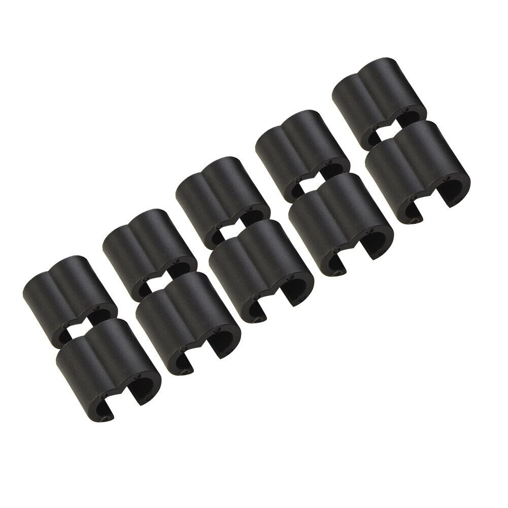 MTB Road Bike Hydraulic Disc Brake Shift Cable Guide Hose Frame Fixture Kit X10 - Fresh Stock Dated December 2025