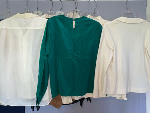 Vintage Lot Of 14 1970’s Retro Groovy Women’s Resale Designer Shirts M Sz 12 - Fresh Stock Dated December 2025