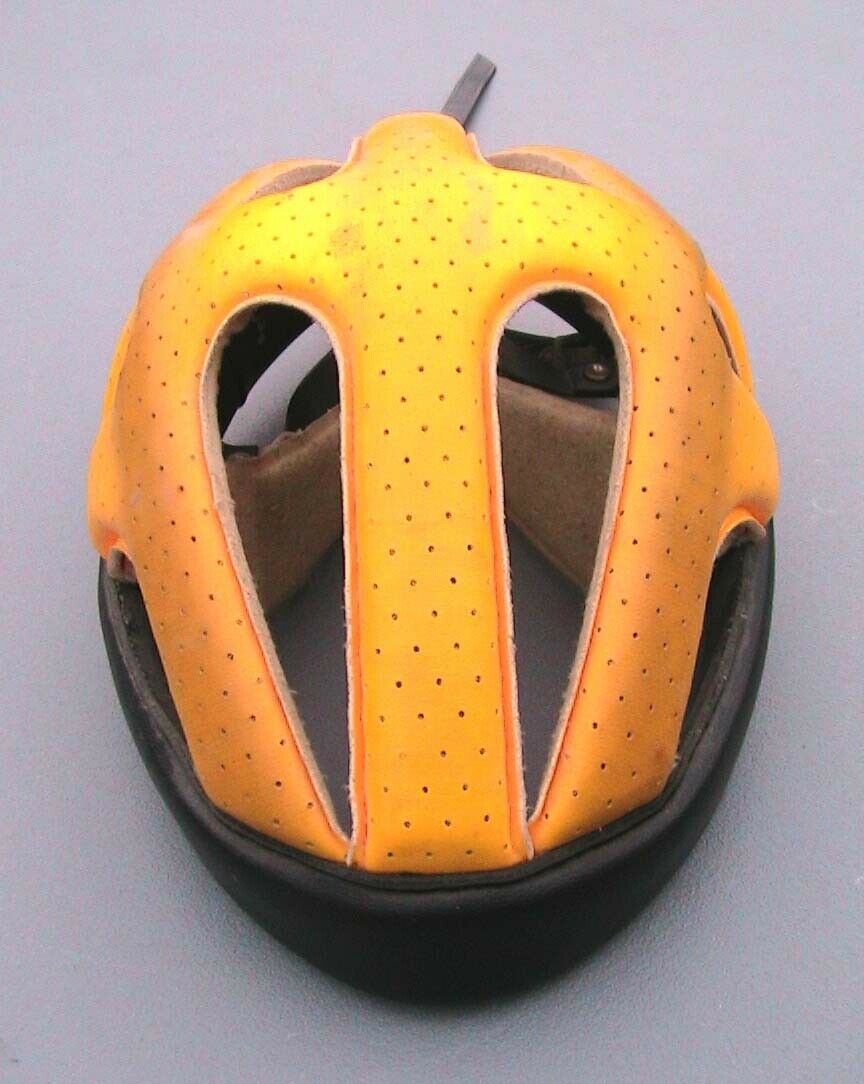 1970-1980's Cinelli Vintage Leather Hair Net Helmet Cycling Made In Italy - Fresh Stock Dated December 2025