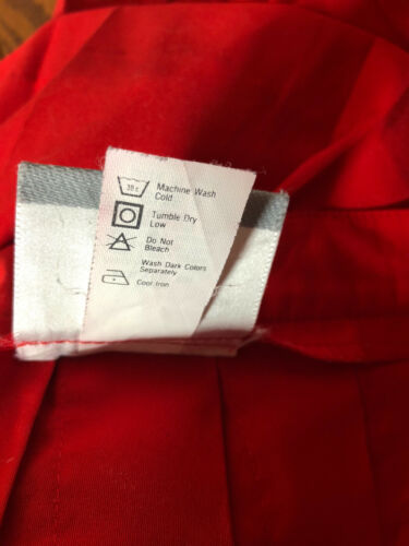 Vintage Wilson Red pleated polyester Tennis Skirt Size 8 - Fresh Stock Dated February 2026