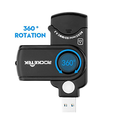 Memory Card Reader/Writer with A Build-in Card Cover And 2 Slots - Fresh Stock Dated February 2026