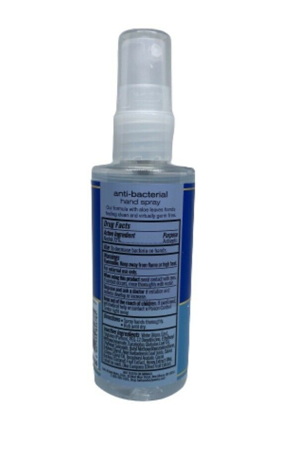 Bath & Body Works Hand Sanitizer Spray Anti Bacterial 3 oz EUCALYPTUS TEA New - Fresh Stock Dated February 2026