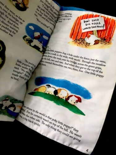 The Poky little Puppy Storybook Bed Pillow Plush Bedtime Story  23” X 15”  2006 - Fresh Stock Dated December 2025