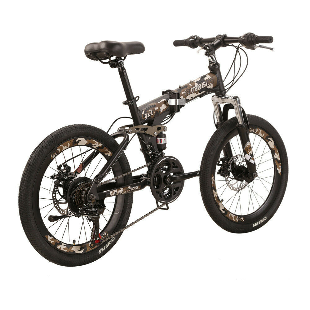 Eurobike G20 Suspension Folding Bike 20 Muti Spoke Wheel 18 Speed Youth Bicycle - Fresh Stock Dated February 2026