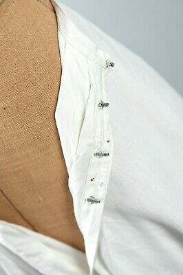 Vintage 1900s Edwardian White Cotton High Waist Sheer Crochet Lace Under Skirt - Fresh Stock Dated December 2025