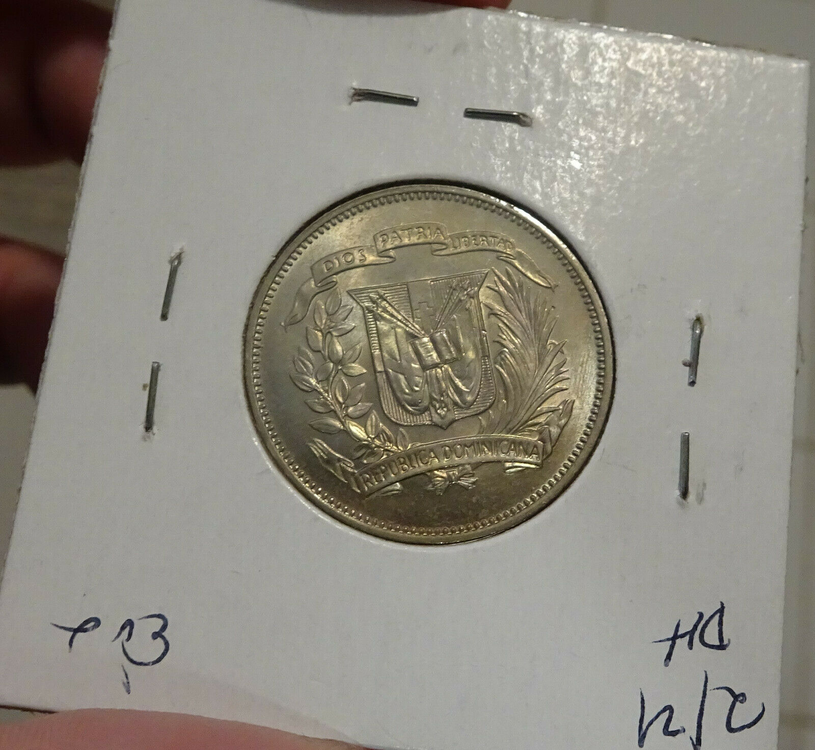 Dominican Republic 4-pc ChBU Lot: 1, 5, 25 Centavos 1972 & 10C 1967 (4 pc total) - Fresh Stock Dated December 2025