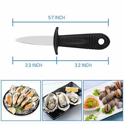 Oyster Shucking Knife Shucker Knives Opener Blank Professional and Cut Resistant - Fresh Stock Dated December 2025