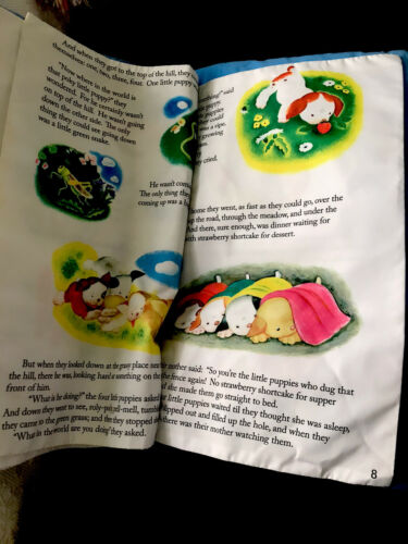 The Poky little Puppy Storybook Bed Pillow Plush Bedtime Story  23” X 15”  2006 - Fresh Stock Dated December 2025