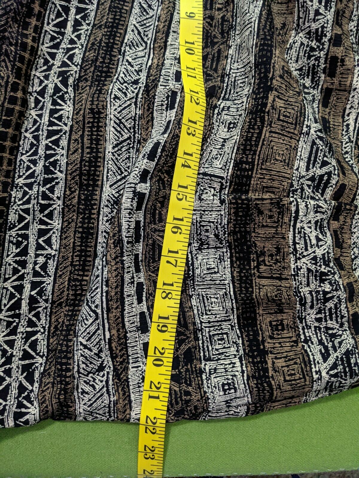 Vintage Jones New York Midi Tribal Skirt, Size 12 - Fresh Stock Dated February 2026