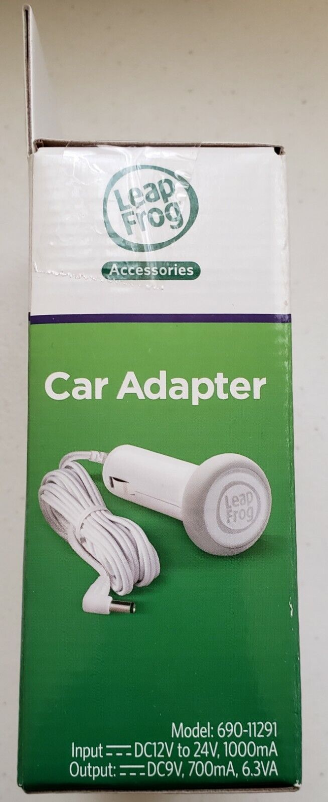 LeapFrog LeapPad/2/LeapsterGS Explorer/Leapster Explorer Car Adapter Charger - Fresh Stock Dated February 2026