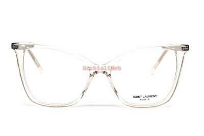 Saint Laurent SL 386 Col. 007 Cal.55 New EYEGLASSES-EYEWEAR - Fresh Stock Dated December 2025