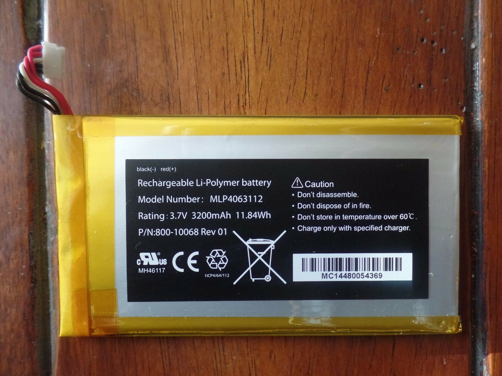 LeapFrog LeapPad Ultra, (RECHARGABLE BATTERY ONLY) MLP4063112 or MP5461110 - Fresh Stock Dated February 2026