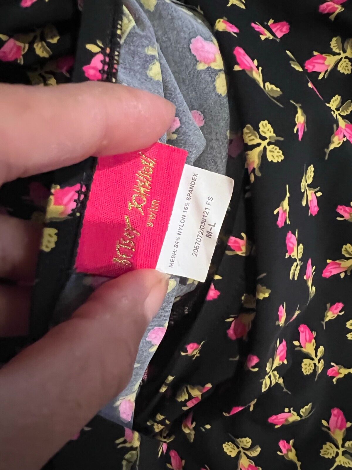 Y2K 2000'S BETSEY JOHNSON SWIM FLORAL RUFFLE SKIRT SIZE M/L - Fresh Stock Dated March 2026