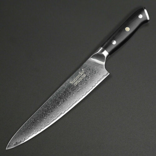 Chef Knife Pro Kitchen Knife 8 Inch Chef's Knives VG10 Damascus Steel G10 Handle - Fresh Stock Dated December 2025