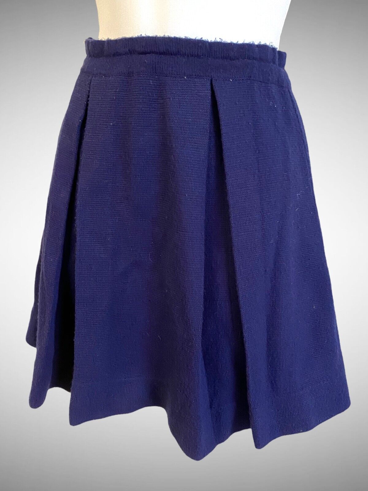 Vintage Gino Piccolino American Edition Navy Pleated Mini Skirt Size 7 - Fresh Stock Dated March 2026