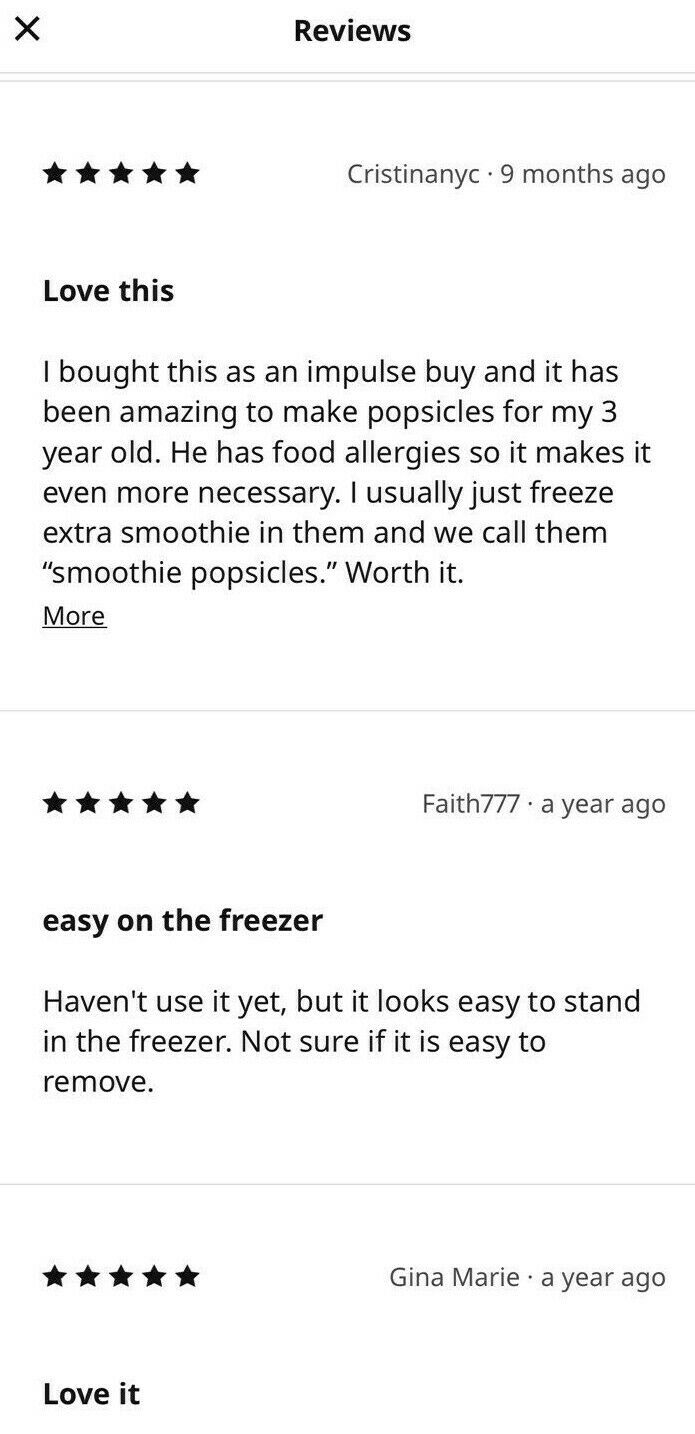 Ikea Chosigt Ice Pop Popsicle Maker Mold  Frozen Fruit  Juice Smoothie NO BPA - Fresh Stock Dated December 2025