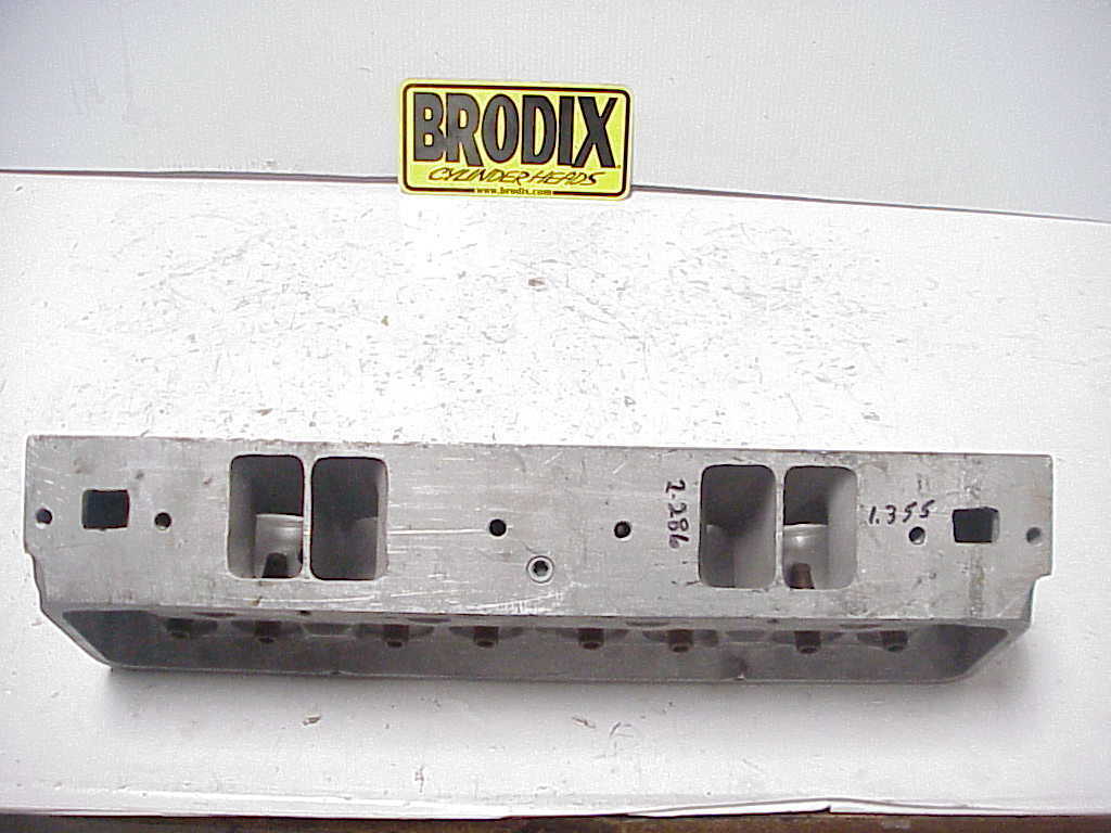 1 Brodix Gaerte Bare 23° Aluminum Head SB Chevy UMP WIssota NHRA Mudbog J12 - Fresh Stock Dated February 2026