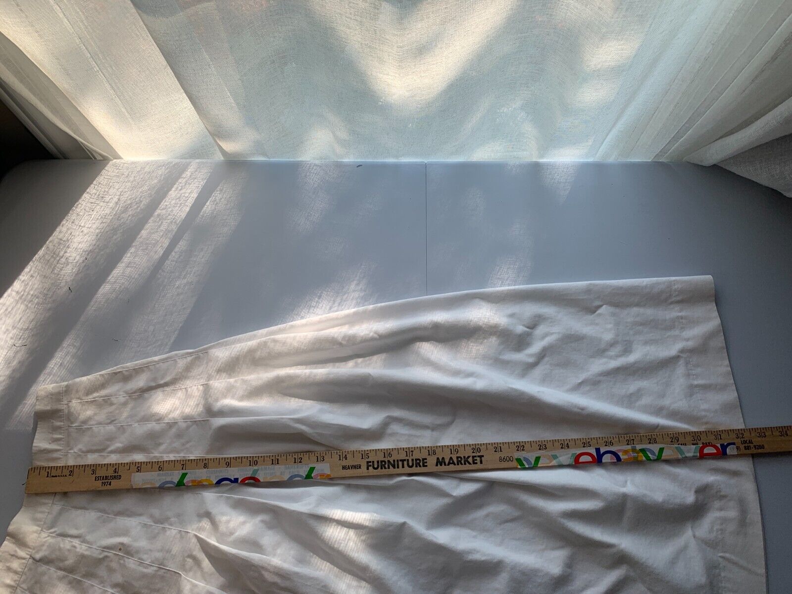 Vintage Womens 12 Laura Ashley Pleated Skirt White High Waisted Long School - Fresh Stock Dated March 2026