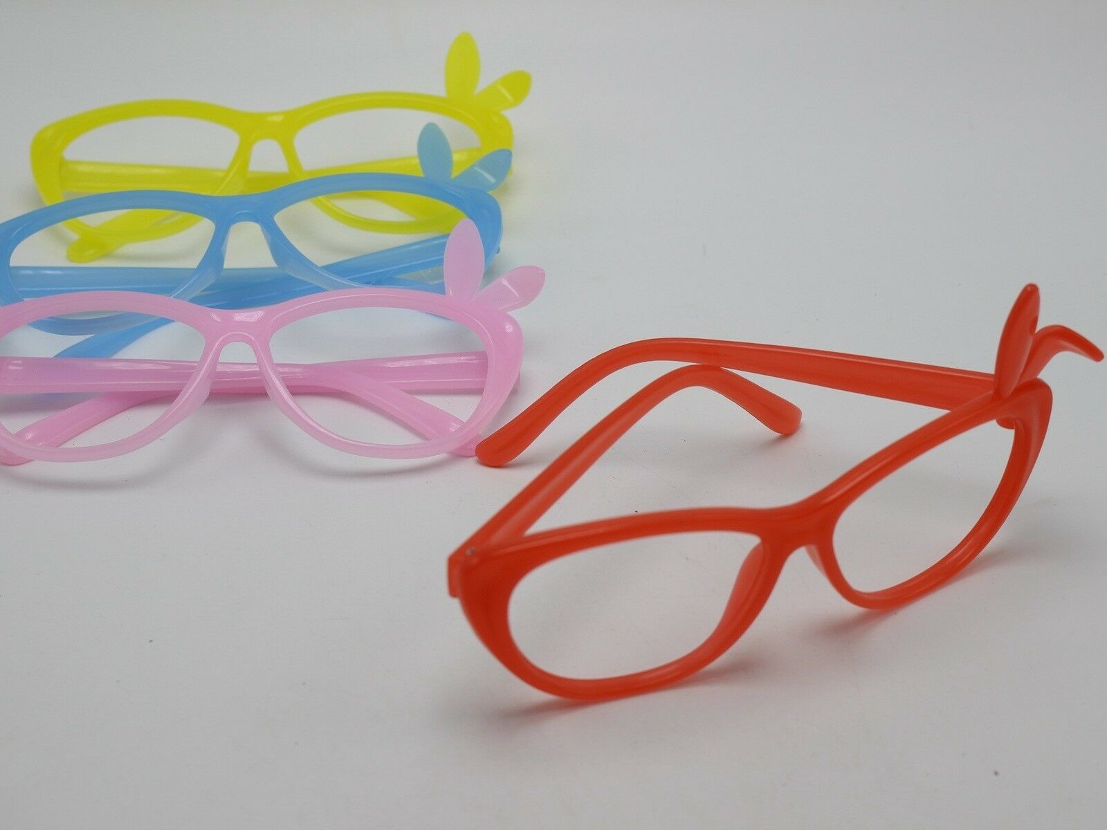 6 Mixed Color Bunny Glasses Frames No Lens Children Kids Costume Fancy Dress - Fresh Stock Dated February 2026