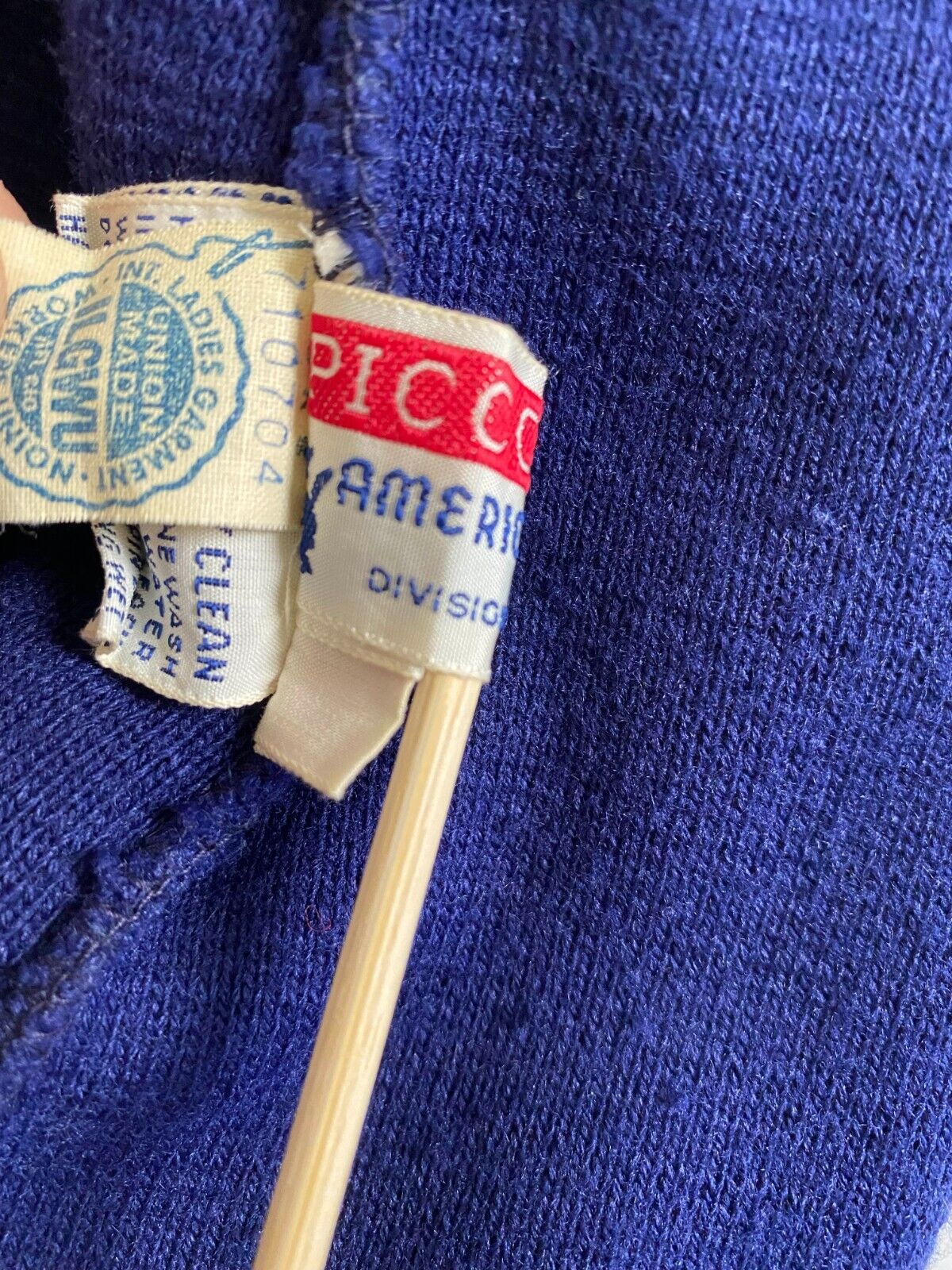 Vintage Gino Piccolino American Edition Navy Pleated Mini Skirt Size 7 - Fresh Stock Dated March 2026