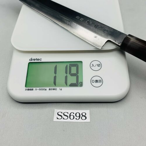 Left Handed <Sharpened> Japanese Chef's Kitchen Knife 宗丹 Sashimi 205/345 SS698 - Fresh Stock Dated December 2025