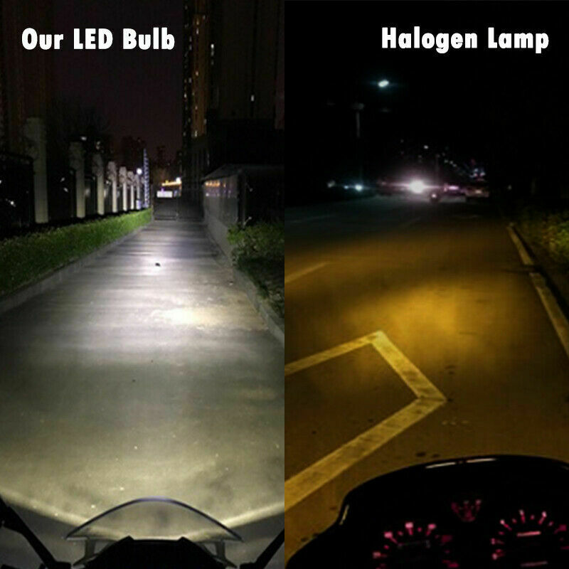 4x Clear White H7 H11 LED Headlight Bulbs Upgrade Kit For Suzuki GSXR1000 07-08 - Fresh Stock Dated February 2026