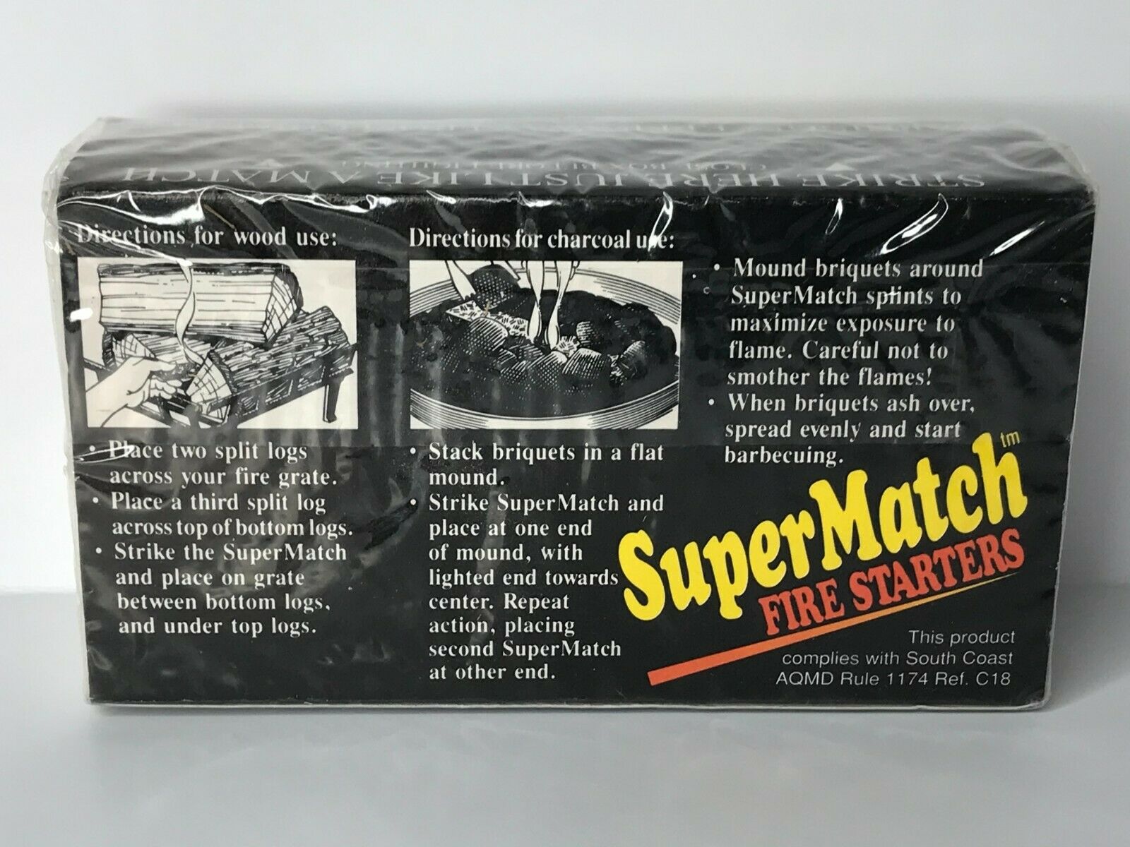 Vintage Diamond Brand SuperMatch Fire Starters 7 lighters 12 minutes! NOS light - Fresh Stock Dated December 2025