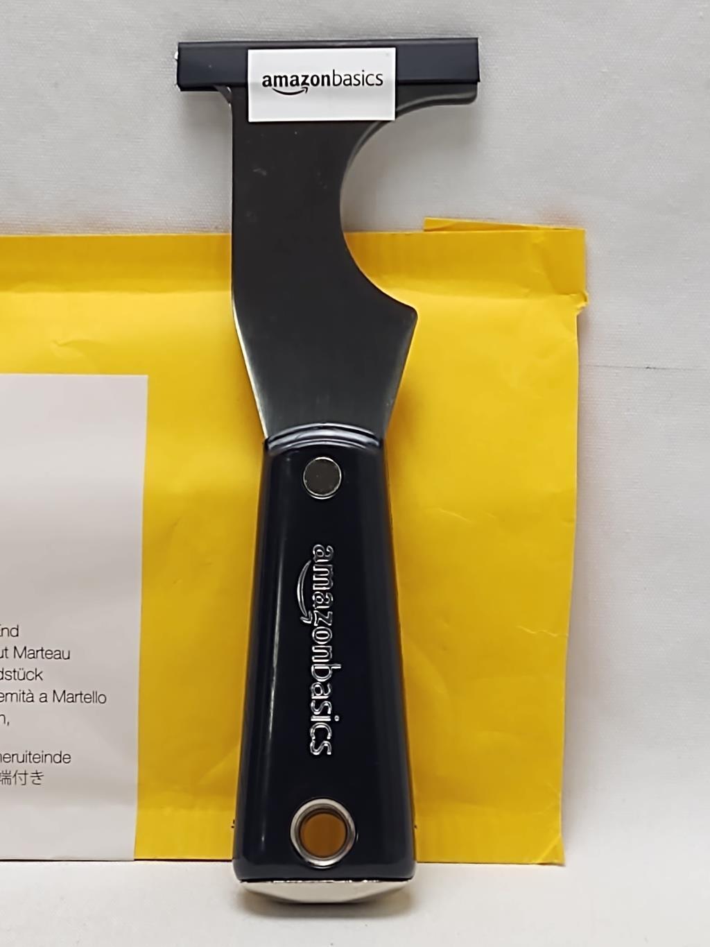 Amazon Basics 6-IN-1 Nylon Handle Painters Tool with Hammer End - Fresh Stock Dated February 2026