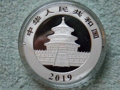 2019 Chinese Silver Panda 10 Yuan 30 grams BU - Fresh Stock Dated February 2026